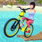 Freestyle BMX Bike Balancing(自行车水上平衡赛)