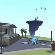 龙卷风摧毁停车场Crazy Tornado