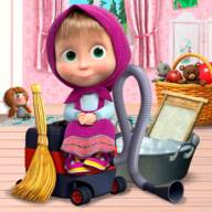 玛莎与熊房屋清洁手游中文版(Masha House Cleaning)