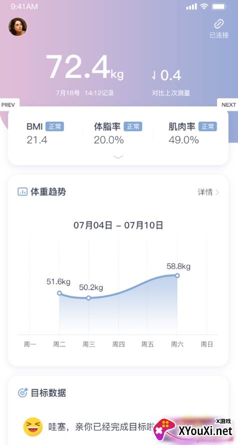萌轻体脂秤健康版