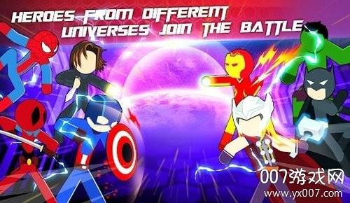 超级斯蒂克曼英雄战斗单机版