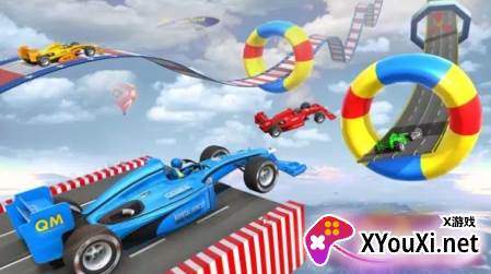 危险坡道赛车特技手游(Formula Car Stunt)