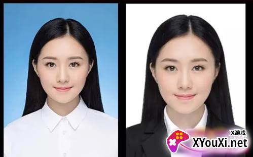 甜美证件照