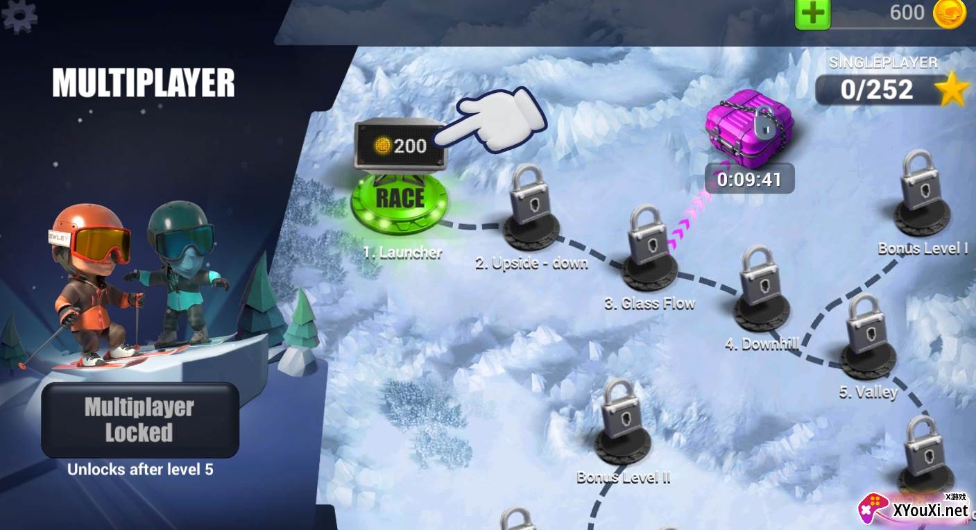 极限滑雪障碍赛中文版