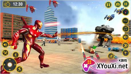 城市钢铁英雄战士游戏下载(iron hero superhero iron game)