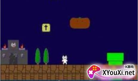 坑爹猫里奥大冒险手游下载(Syobon Action Halloween)