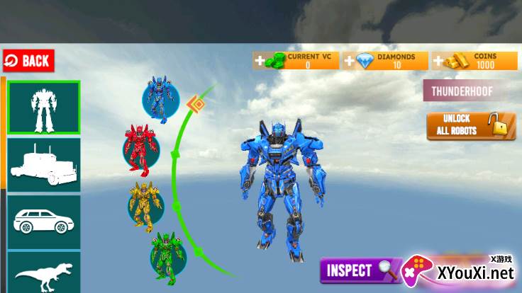 Police robot Truck transformation手游下载