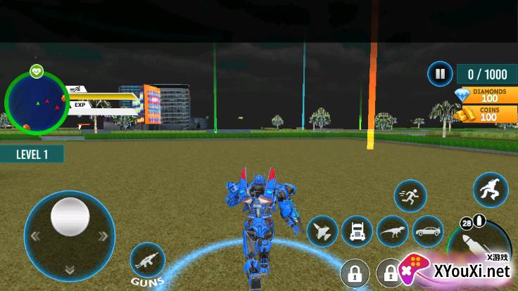 Police robot Truck transformation手游下载