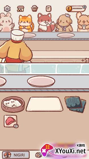 Revolving sushi无限金币版免费下载(狗狗回转寿司)