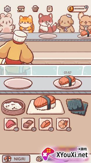 Revolving sushi无限金币版免费下载(狗狗回转寿司)