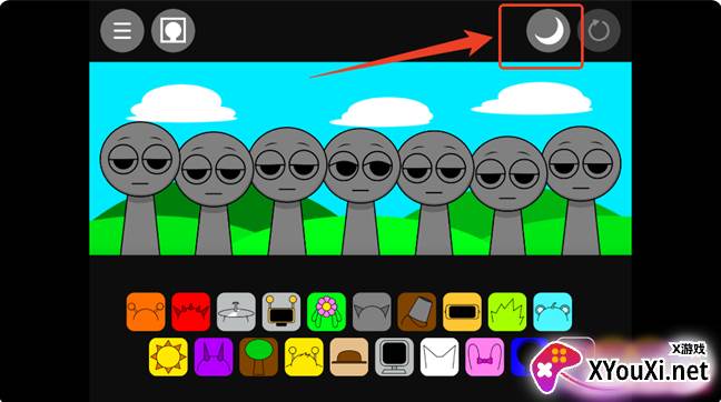 节奏盒子Sprunki黑夜模式手游下载