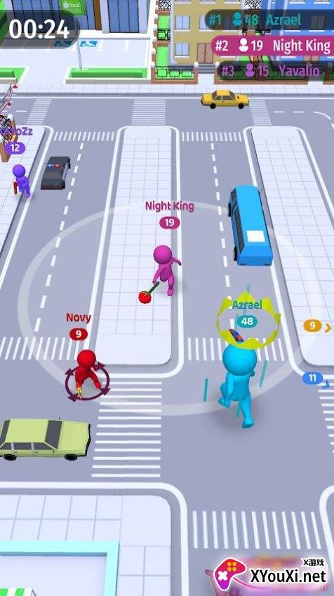 火柴人城市移动乱斗手机完美版截图