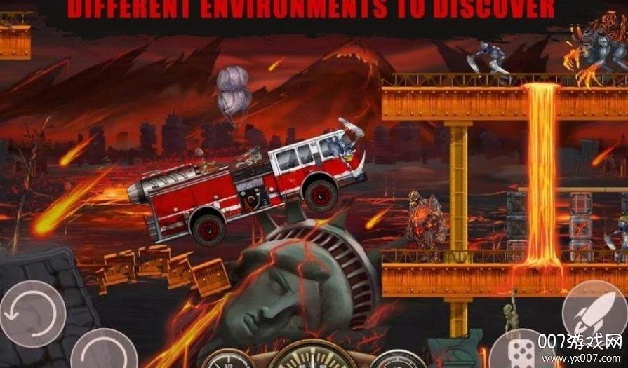 Zombie Hill Racing(僵尸山坡赛)截图