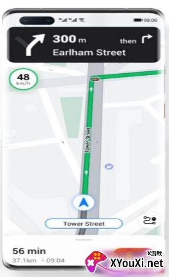 华为AR地图截图