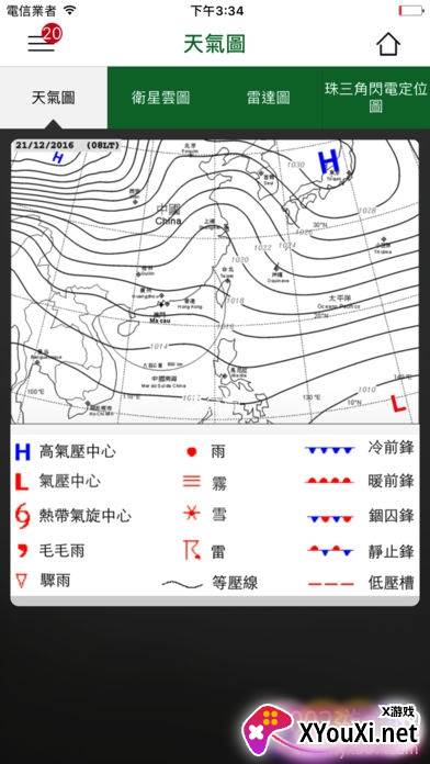 澳門天氣截图