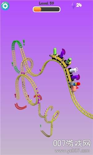 过山车冲鸭3D版截图