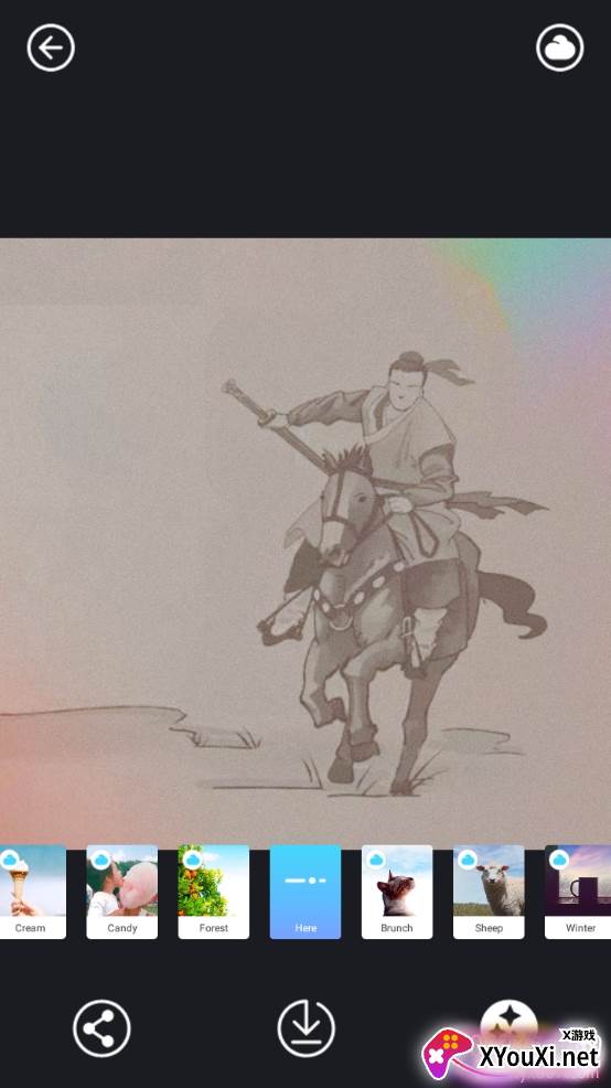 初上相机天空滤镜版截图