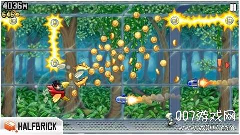 Jetpack(疯狂喷气机绿色版)截图