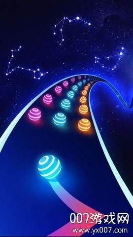 Dancing Road(炫彩公路彩球跑)截图