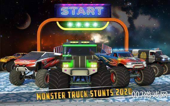 Monster Truck Ramp Stunts(怪物卡车坡道特技)截图