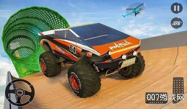Monster Truck Ramp Stunts(怪物卡车坡道特技)截图