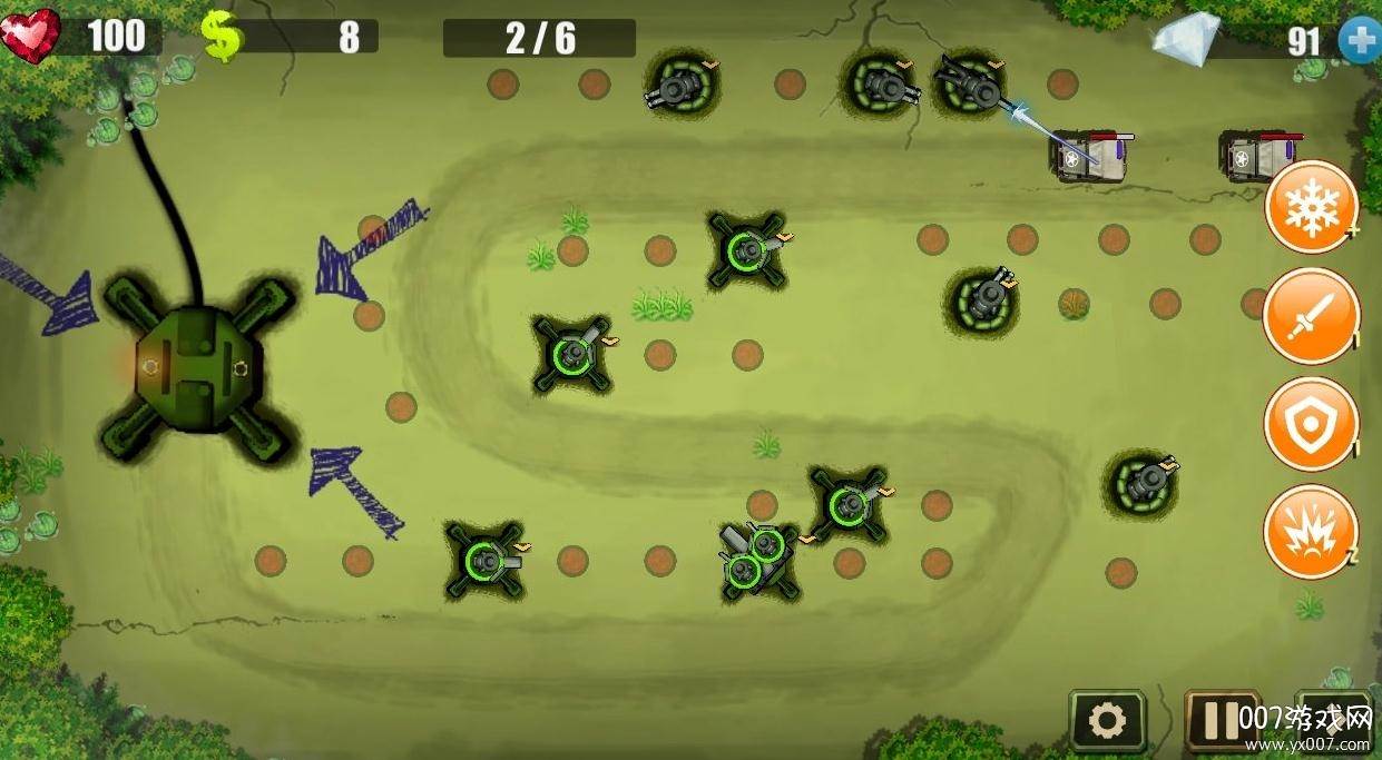 Tower Defense: Toy War(塔防玩具大战)截图