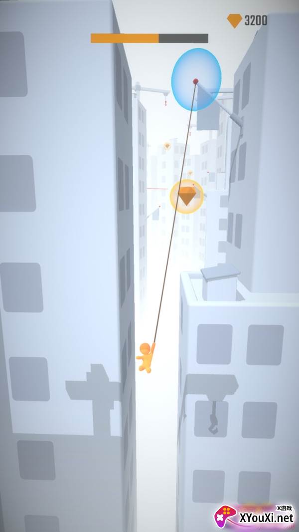 飞天绳索火柴人无限金币版截图