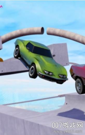 斜坡赛车空中赛道极限挑战版截图