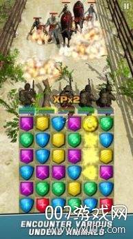 VDV Match 3 RPG Zombies!截图