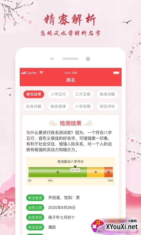 清微起名八字详解版截图