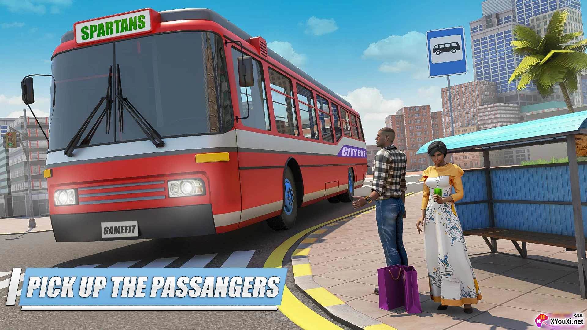 City Coach Bus Classic Passenger城市教练巴士模拟器(无限金币)截图