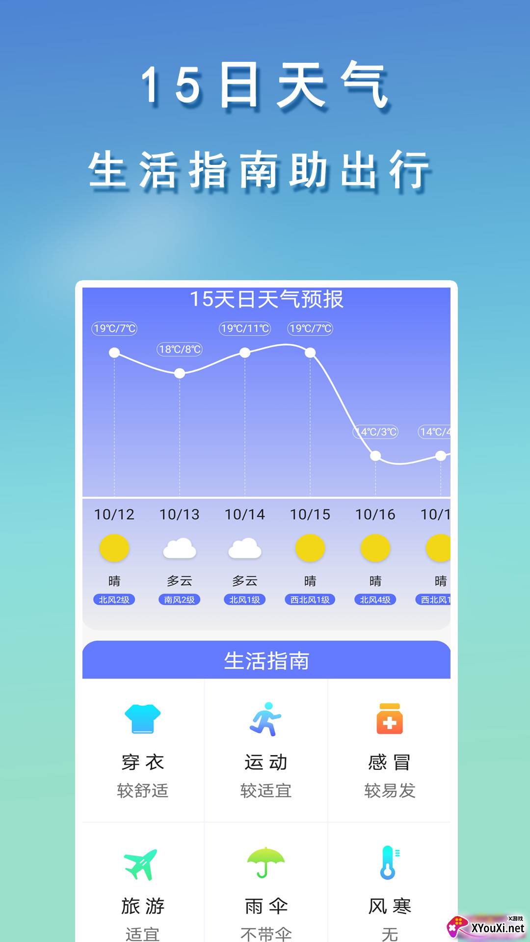 几何天气预报app截图