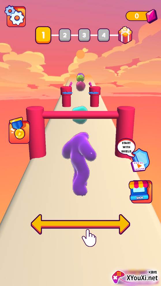 Blob Runner 3D没腿也要跑无限钻石版截图