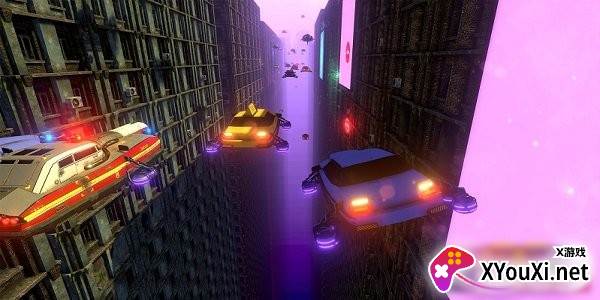 Cyberpunk Racing: Flying Racer(赛博朋克飞行赛车)截图