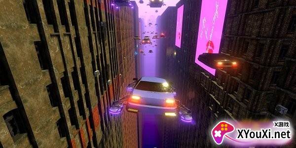 Cyberpunk Racing: Flying Racer(赛博朋克飞行赛车)截图