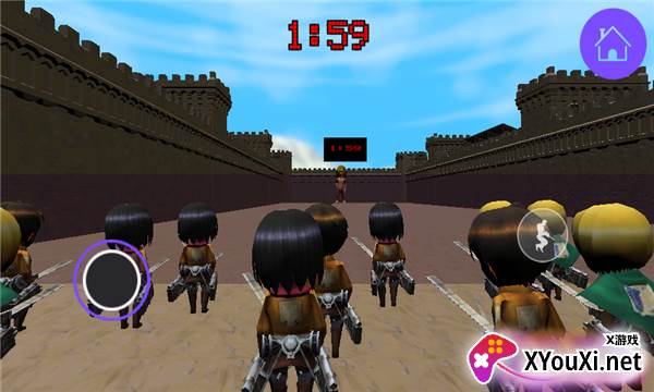 attack on titan game(进击的巨人幸存者)截图