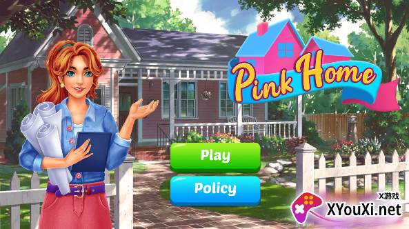 粉红色家居设计无限金币星星版截图