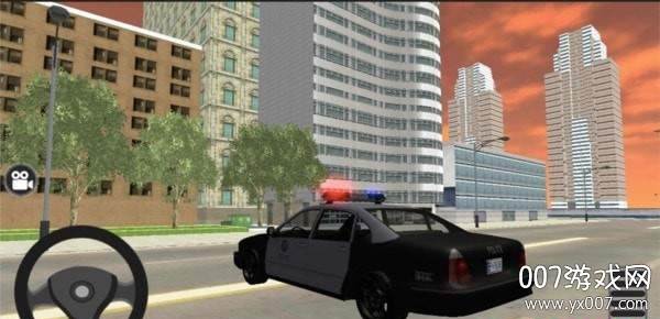 警车自由驾驶模拟汉化版截图