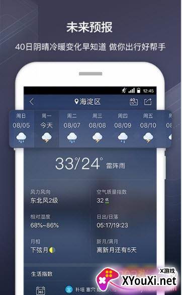 一叶天气app领红包福利版截图