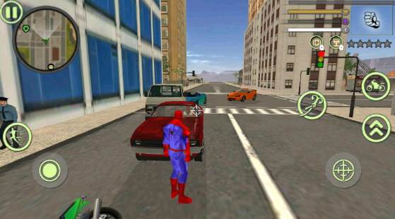 spider stickman(超级绳索英雄世界街黑帮)截图