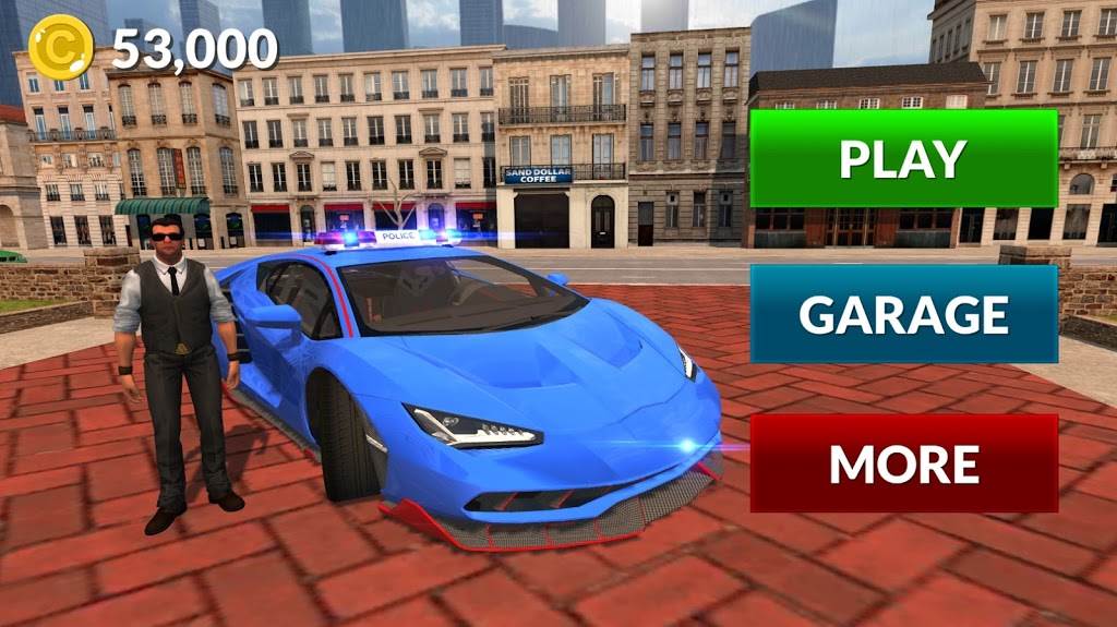 Police Car Shooting Games, Car Modifying Games(驾驶警车射击)截图