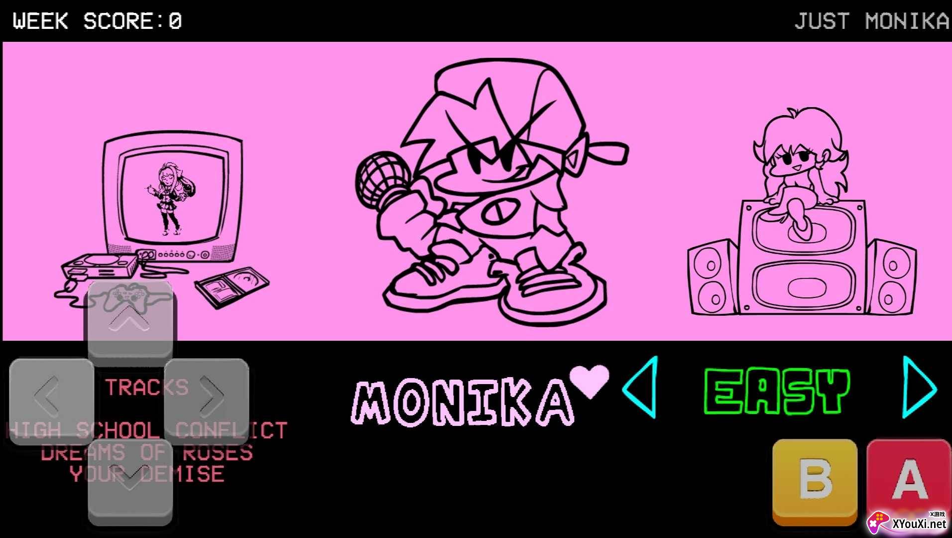 Friday Night Funkin(黑色星期五之夜莫妮卡模组)截图