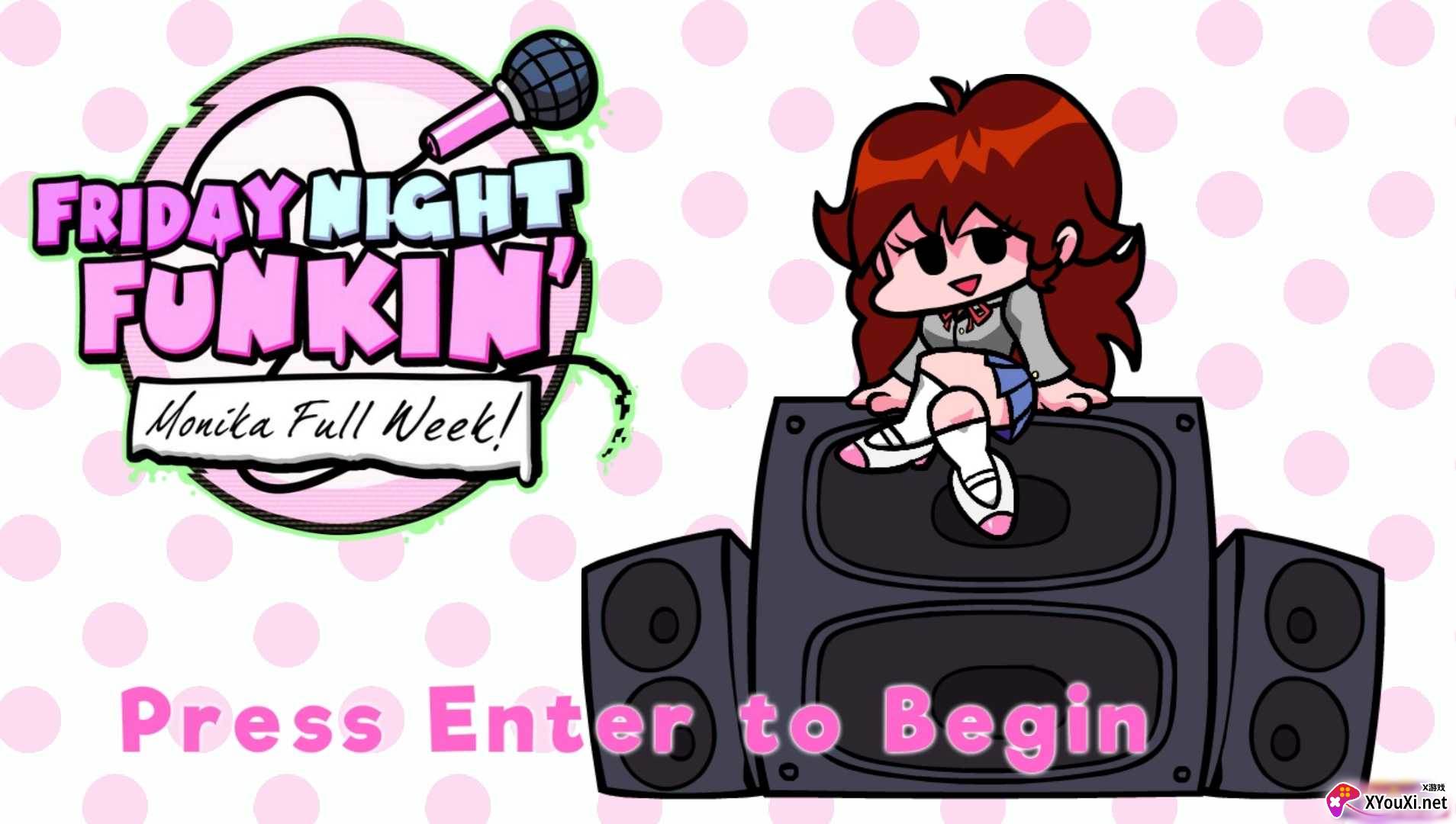 Friday Night Funkin(黑色星期五之夜莫妮卡模组)截图