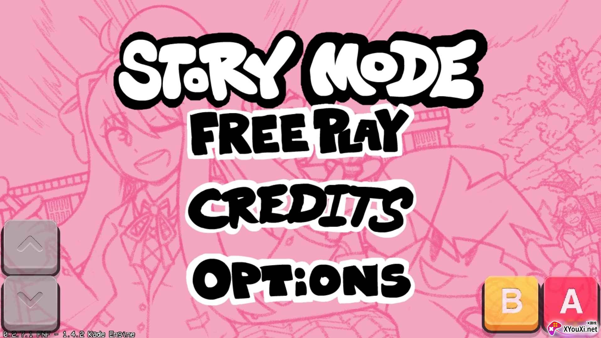 Friday Night Funkin(黑色星期五之夜莫妮卡模组)截图