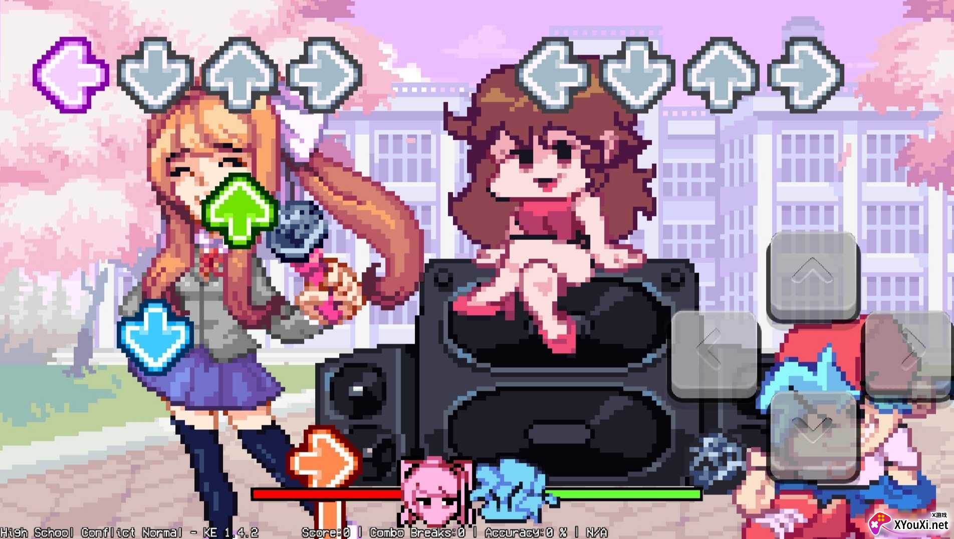 Friday Night Funkin(黑色星期五之夜莫妮卡模组)截图