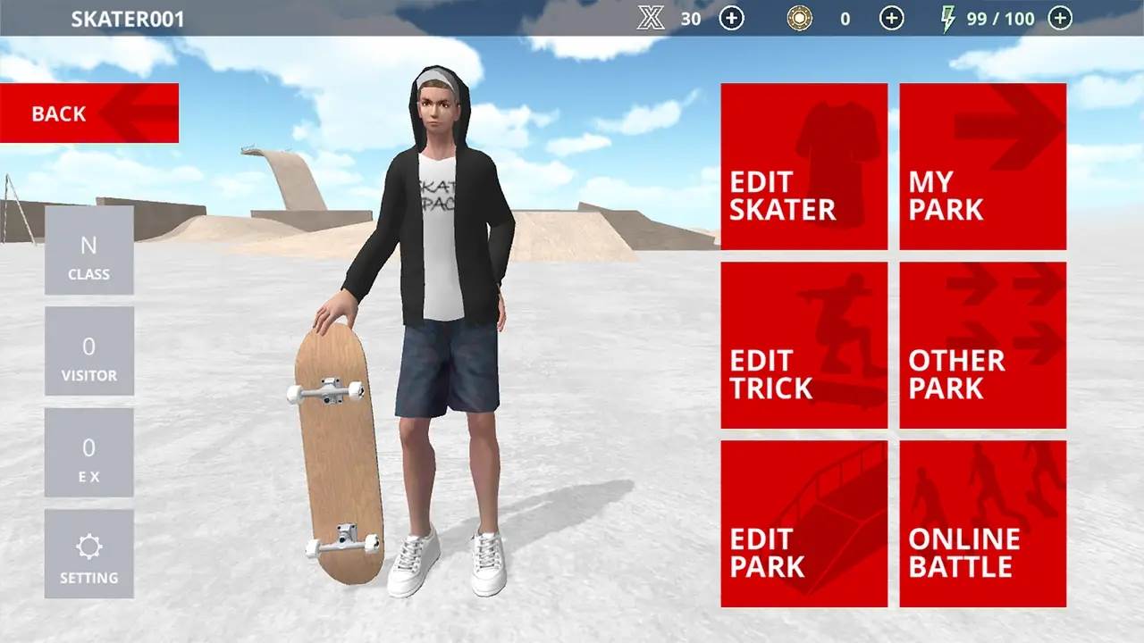 SkateSpace(滑板空间游戏)截图