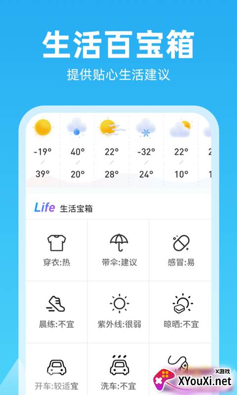 锦鲤天气app截图