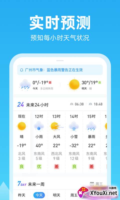 锦鲤天气app截图