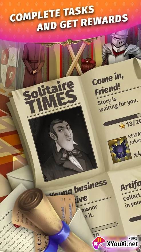 Solitaire Enchanted Deck(纸牌魔法套牌)截图