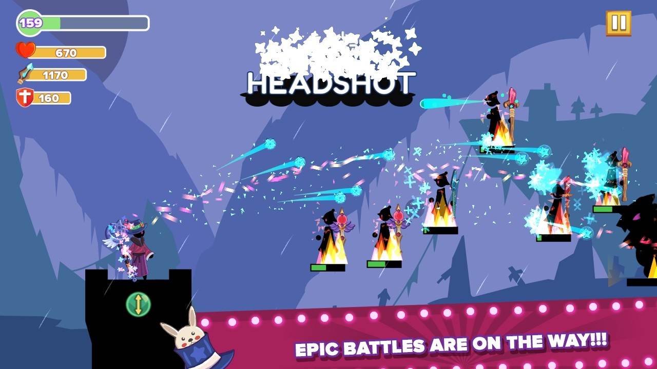Stickman Archer: The Hero(火柴人弓箭手巫师之战)截图